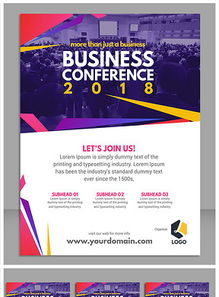 企业商务公司形象宣传三折页设计模版 高清PSD模板及素材下载大全