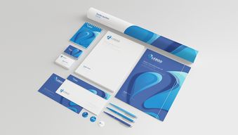 医疗行业网络技术服务VI形象设计 融合专业与科技的品牌视觉传达