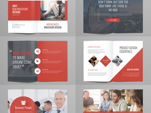 红色大气企业形象画册设计——网络技术服务的品牌魅力展现